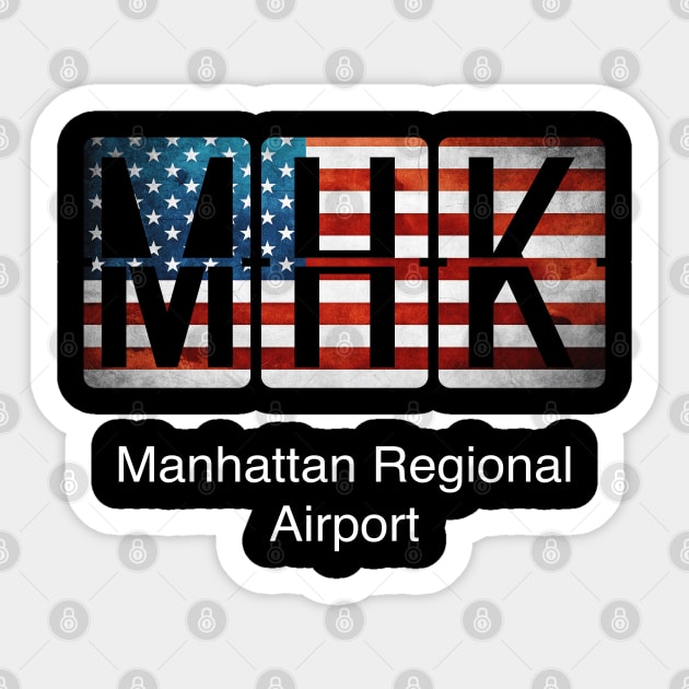 MHK Manhattan Regional Airport Sticker by Storeology